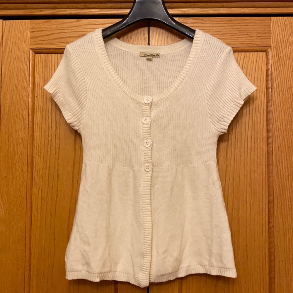 Forever 21 Cream Sweater Large